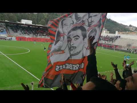 OULED EL BAHDJA 2018 شاهد قوة أنصار إتحاد العاصمة وأداء رائع لأغنية الجديدة ANA ou nti 13/03/18