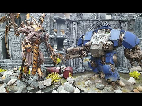 Chaos Space Marines vs Space Marines, Warhammer 40k battle report