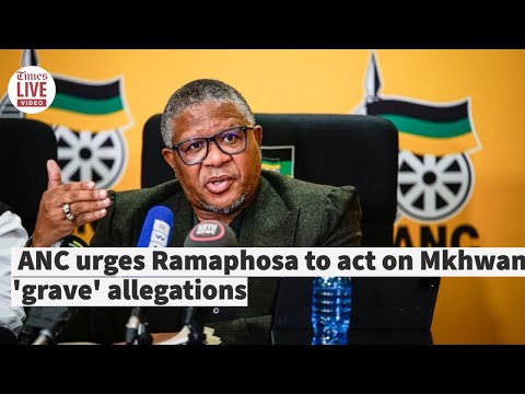 ANC urges Ramaphosa to act on Mkhwanazi's 'grave' allegations