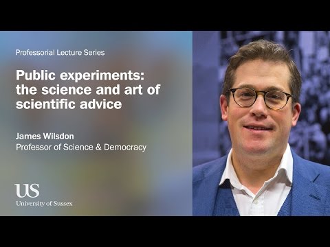 University of Sussex Professorial Lecture: James Wilsdon