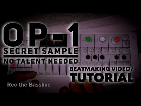 OP-1 Secret Sample: No Talent needed (LoFi-RnB, Beatmaking Video/ Tutorial) Stereo
