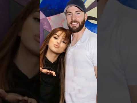 When Selena Gomez Met Chris Evans #shorts #selenagomez #chrisevans
