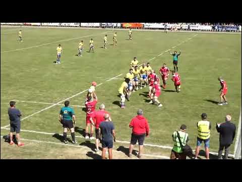 mishiko alania highlights -  Aurillac - ASM 33-30    ( Rugby / Espoirs (quarterfinal))