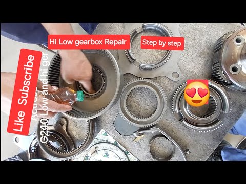 Mercedes Actros Mp3 33.40 Gerbox Step by step Repair G240 Transmission