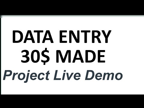 Virtual Assistant Data Entry work demo for beginners on Fiverr | Upwork with practice file