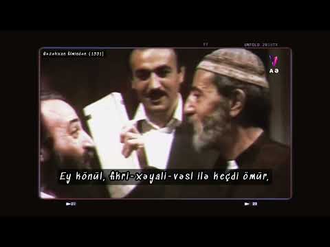 Şairlərin şeirlə salamlaşma məqamı (qəzəlxan filmindən)