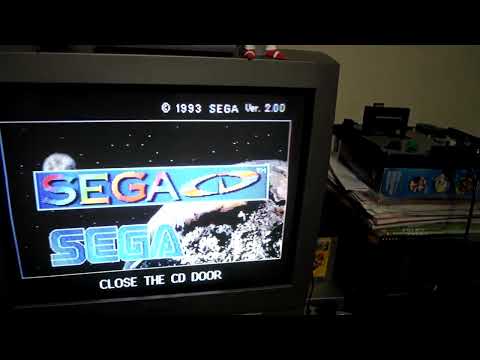 JVC X'Eye running Sega CD Model 2 BIOS showing Audio issues