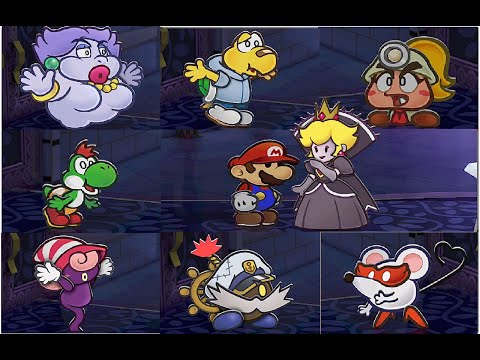 Paper Mario The Thousand-Year Door Remake - Shadow Queen Ending with all Partners