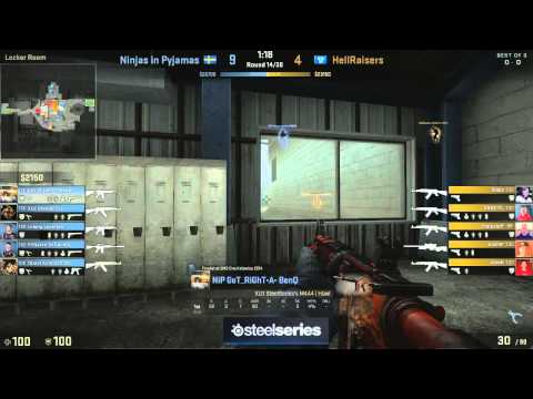 NiP vs HellRaisers [de_nuke] - CS:GO DreamHack Summer 2014