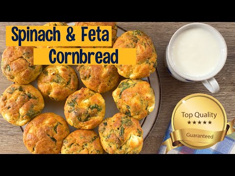 Najmekše projice ikada * sa spanaćem i sirom * Spinach & Feta Cornbread