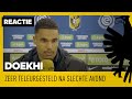 REACTIE | Doekhi zeer teleurgesteld na zwarte avond