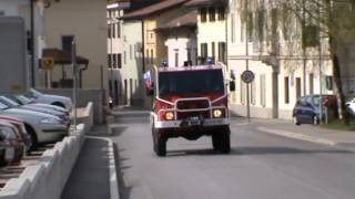 preview picture of video 'Prihod vozila za gašenje gozdnih požarov na prevzem'