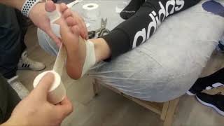 Tutorial Bendaggio Alluce Valgo