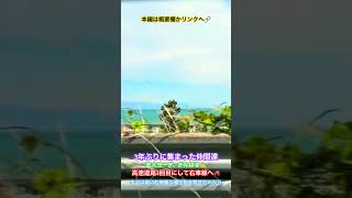 綺麗な海と街を視聴者にも見せたい友人