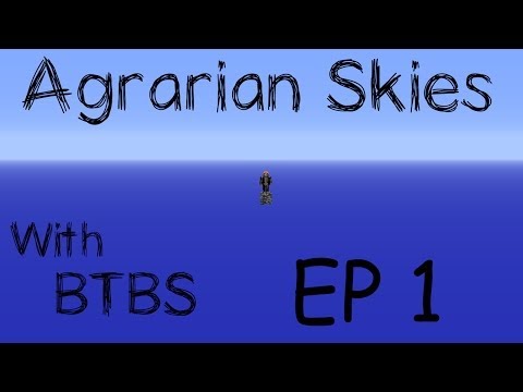 Let's Play : Modded Minecraft : Agrarian skies : EP 1 : So Much Nothing