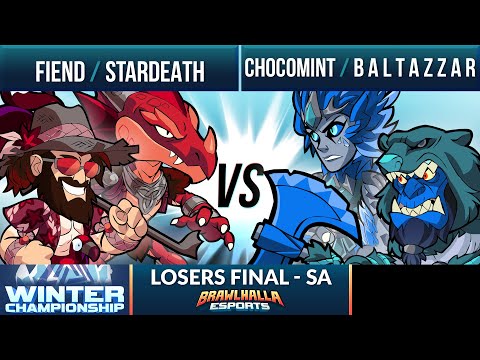 Fiend & Stardeath vs Chocomint & B A L T A Z Z A R - Losers Final - Winter Championship SA 2v2