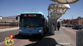 ABQ 𝗥𝗜𝗗𝗘 (Albuquerque, NM): ⒶⓇⓉ 𝑩𝒖𝒔 𝑹𝒂𝒑𝒊𝒅 𝑻𝒓𝒂𝒏𝒔𝒊𝒕 - Int'l District to Central & Unser | 𝑭𝒖𝒍𝒍 𝑹𝒊𝒅𝒆