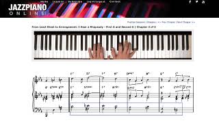 From Lead Sheet to Arrangement: I Hear a Rhapsody