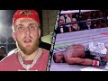 JAKE PAUL BACKSTAGE REACTION OF TYRON WOODLEY KNOCKOUT! SNAPS BACK AT CRITICS “WHAT CAN YOU SAY NOW”