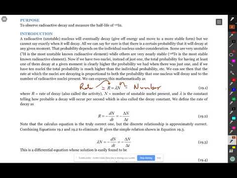 PHYS 152 Laboratory 8 Radioactive Decay