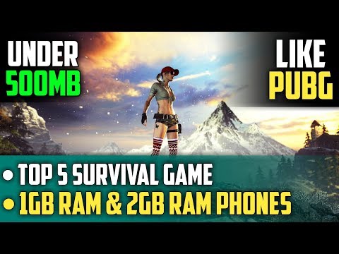 Top 5 Survival Game for 1gb and 2gb Ram Phones | Like PUBG MOBILE
