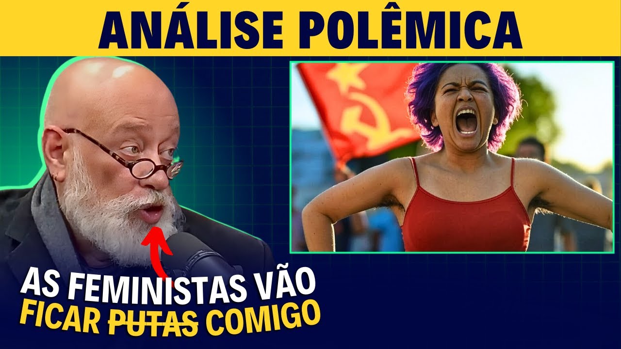 Pondé DESMONTA tese FEMINISTA expondo DIFERENÇAS entre homens e mulheres