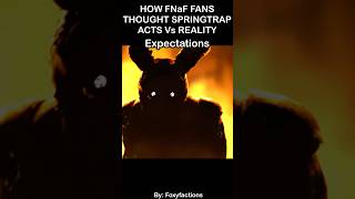 FNaF X DBD Springtrap - Expectations Vs Reality | FNaF 2 Movie MEME