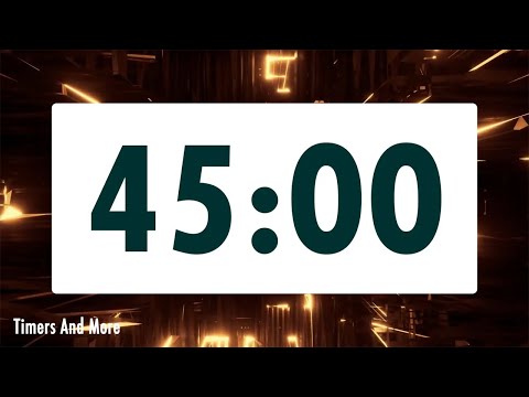 45 Minute Timer Loud Alarm