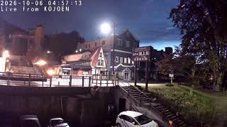 【LIVE】湖上苑　道路側ライブカメラ　Live from KOJOEN, Road Side View, Nikko ,Japan