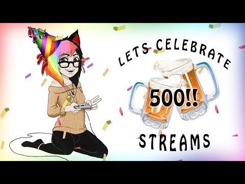 Celebrating 500th STREAM ♥Mario Kart 8 D/ Jackbox 3 & 4♥ (On things) - Live Stream!!