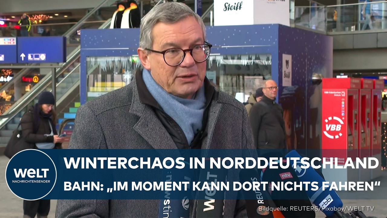 WINTERSTURM ELLI: „Drehkreuz Hannover stark beeinträchtigt“ – Bahn stellt Fernverkehr im Norden ein!