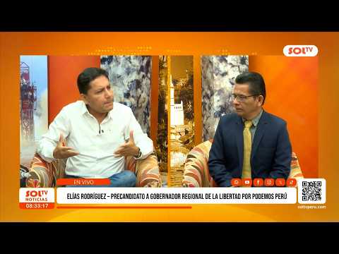 Elías Rodríguez: Expone propuestas para la región La Libertad