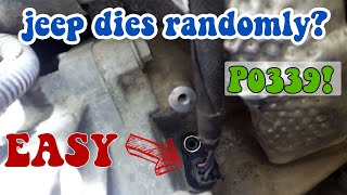 Jeep Compass / Patriot Crankshaft Position Sensor P0339 change out (jeep  stalls and looses power?)
