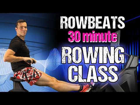 30 Minute Rowing HIIT Workout | Low Impact Calorie Burning Intervals (RowAlong)