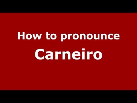 How to pronounce Carneiro (Brazilian Portuguese/São Paulo, Brazil)  - PronounceNames.com