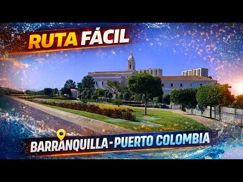 Así es la ruta Barranquilla – Puerto Colombia en moto 🏍️🔥