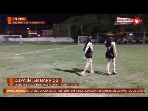 COPA INTERBARRIOS . INAUGURACIÓN OFICIAL. FUTBOL DE CAMPO. ESTADIO HÉRCULES ALLIANA PILAR PY