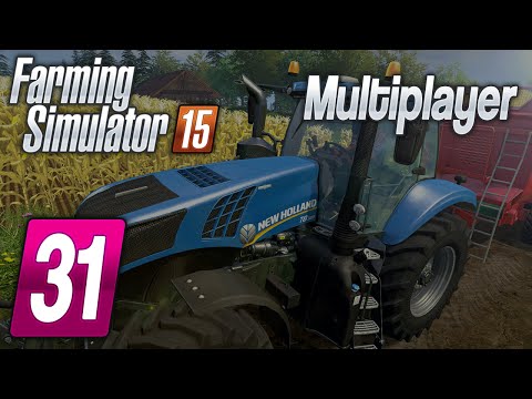 Zagrajmy w Farming Simulator 2015 na multiplayer #31 - Sieczka i pasza :D /DUSZEK