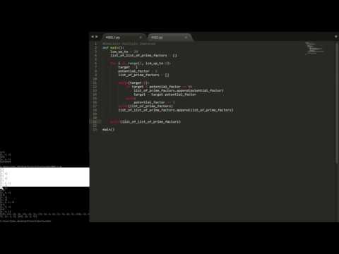 Python Beginner Tutorial Series Using Project Euler 5 1 Smallest Multiple