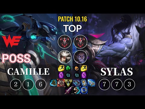 WE Poss Camille vs Sylas Top - KR Patch 10.16