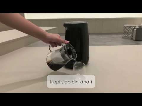 Gambar Kris Coffee Drip Maker V60 3 In 1 - Hitam