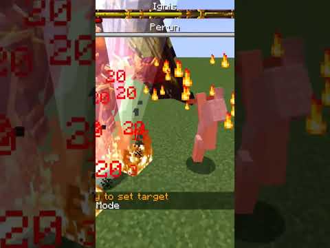 Ignis(L_Ender's Cataclysm) Vs Perun - Minecraft Mob Battle #shorts #ignis #cataclysm #mobbattle