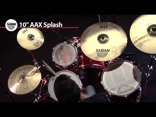 Vidéo teaser pour 10" AAX Splash Cymbal from Sabian- Product Demo