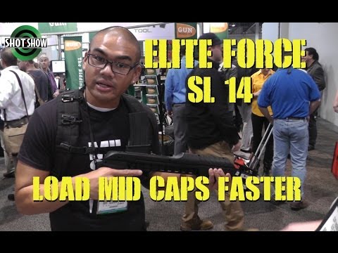 DesertFox Airsoft SHOT Show 2014: Elite Force SL-14. Future of Mid Cap Loading