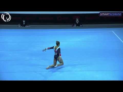 Amelie Morgan GBR Floor 2021 European Championships Quals 13.000
