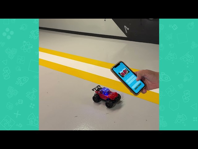 سيارة السباق التفاعلية التعليمية