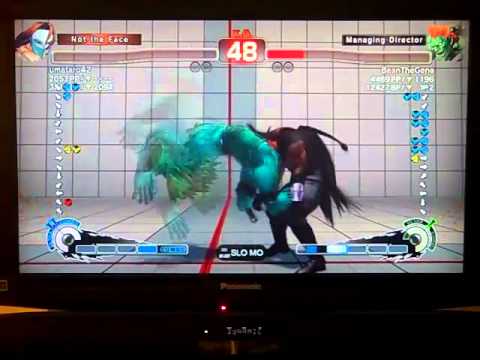 SSF4 AE v2012 Ranked - umataro42 (Vega) vs BeanTheGene (Blanka)
