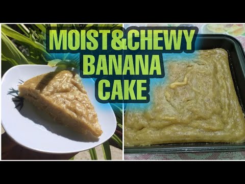 How to make Moist & Chewy STEAMED BANANA CAKE