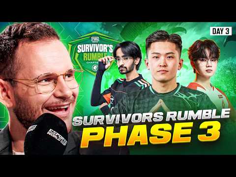 [ENG] SURVIVOR'S RUMBLE | Phase 3 | Day 3 | Watch Party