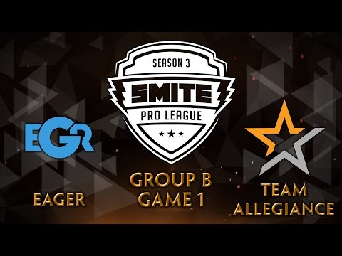 SMITE Pro League Fall Split Group B - Team Eager vs. Team Allegiance (Game 1)